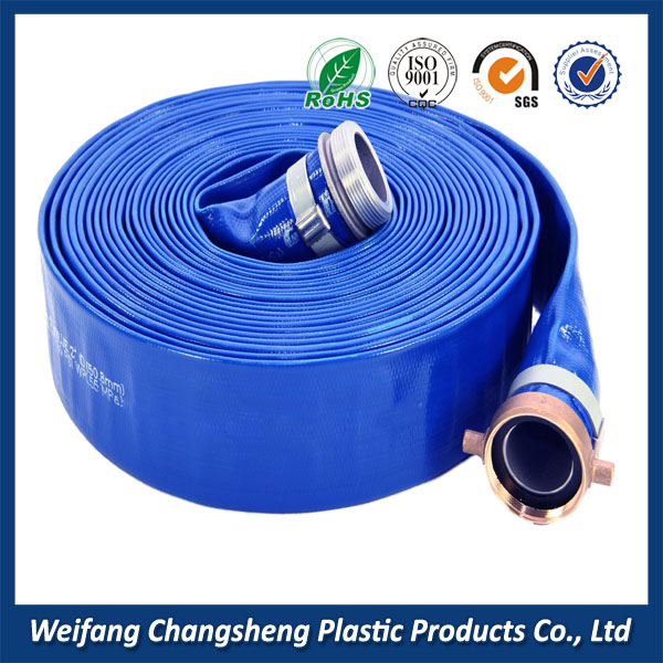 pvc lay flat agriculture hose for water convey Changsheng Plastic